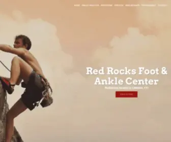 Redrocksfootankle.com(Podiatrist in Littleton) Screenshot