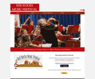 RedrocksmusicFestival.com(Red Rocks Music Festival) Screenshot