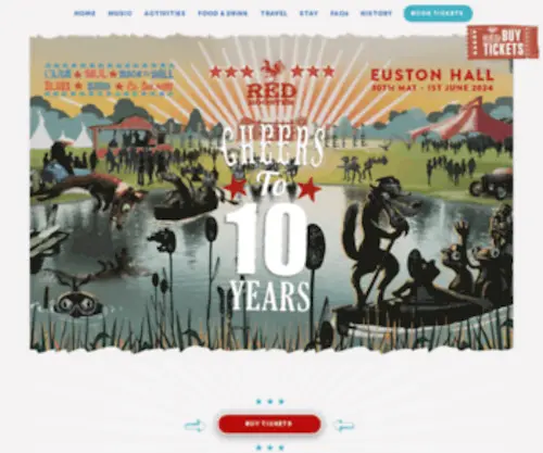 Redrooster.org.uk(Red Rooster Festival) Screenshot