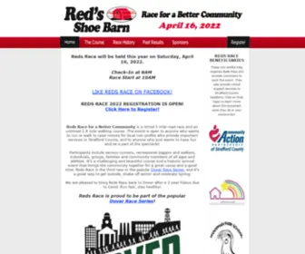 Reds-Race.com(Red&#039;s Shoe Barn Race For a Better Community) Screenshot