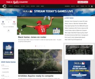 Reds.com(Official Cincinnati Reds Website) Screenshot