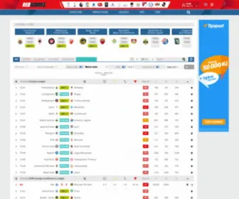 Redscores.com Screenshot