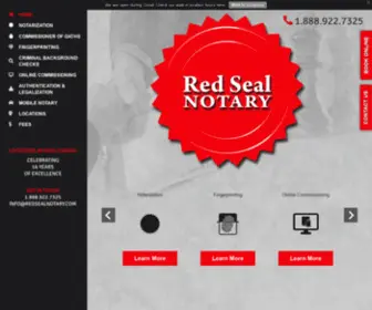 Redsealnotarypublic.com(Red Seal Notary) Screenshot