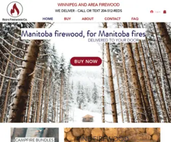 Redsfirewoodco.com(Winnipeg Firewood) Screenshot