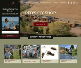 Redsflyshop.com(Red's Fly Shop) Screenshot