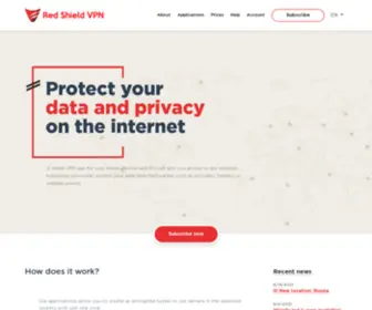 RedshieldVPN.com(Red Shield VPN) Screenshot
