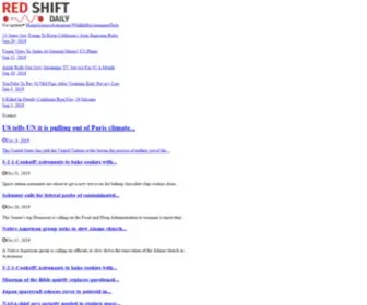 Redshiftdaily.com(Red Shift Daily) Screenshot