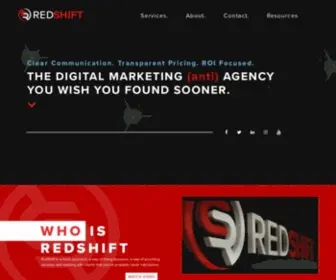 Redshiftdm.com(Welcome RedShift Digital Marketing) Screenshot