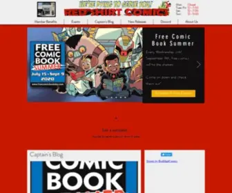 Redshirtcomics.com(Red Shirt Comics) Screenshot