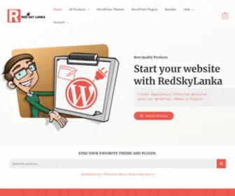 Redskylanka.com(Premium WordPress GPL Themes & Plugins) Screenshot