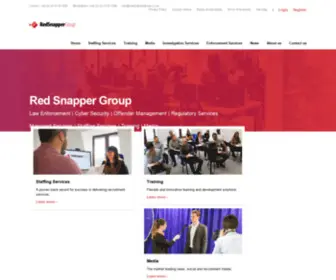 Redsnappergroup.co.uk(Experts in Public Safety & Enterprise Security) Screenshot