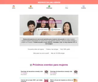 Redsocialmujeres.com(Red social de mujeres) Screenshot