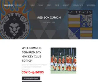 Redsox.ch(Zürich) Screenshot