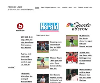 Redsoxlinks.com(All The News About The Boston Red Sox) Screenshot