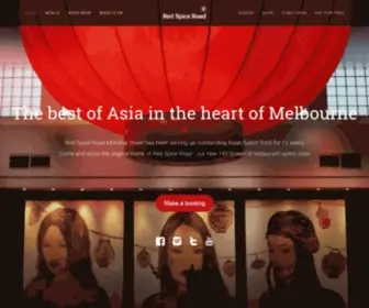 Redspiceroad.com(Asian Fusion Restaurant) Screenshot