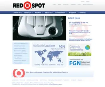 Redspot.com(Red Spot Paint and Varnish Co) Screenshot