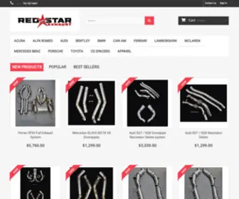 Redstarexhaustusa.com(Redstarexhaustusa) Screenshot