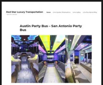 Redstarpartybus.com(Red Star Luxury Transportation) Screenshot