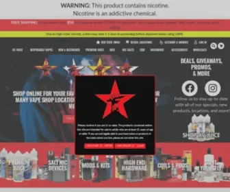 Redstarvapor.com(The Best Vape Juice Online) Screenshot