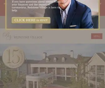 Redstonevillage.org(Experience Huntsville's Best Senior Living Community at Redstone Village) Screenshot