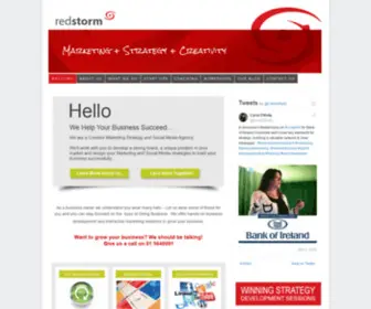 Redstorm.ie(Creative Marketing Agency in Dublin) Screenshot