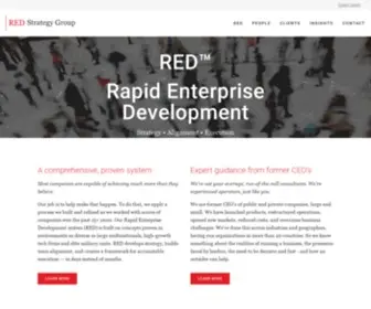 Redstrategygroup.com(RED Strategy Group) Screenshot