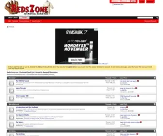 Redszone.com(Home to Fans of the Cincinnati Reds) Screenshot