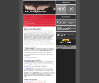 Redteamwx.com(Red Team Weather) Screenshot