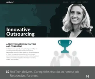 Redtech.com(MSP staffing and Devops Contingent Workers) Screenshot