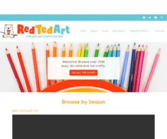 Redtedart.com(Red Ted Art) Screenshot