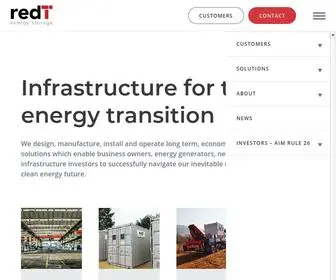 Redtenergy.com(Industrial energy storage systems) Screenshot