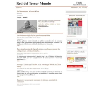 Redtercermundo.org.uy(Red del Tercer Mundo) Screenshot