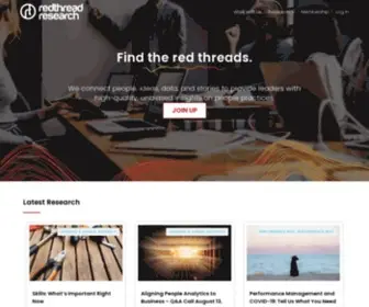 Redthreadresearch.com(RedThread Research) Screenshot