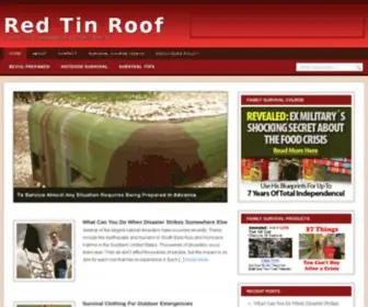 Redtinroof.com(Red Tin Roof) Screenshot