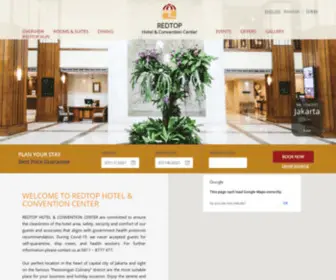 Redtophotel.com(Redtop Hotel in Jakarta) Screenshot