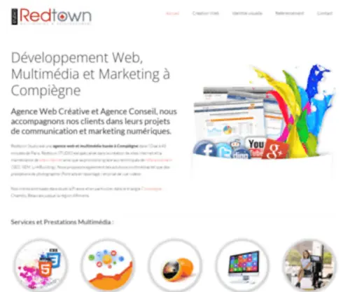 Redtown-Studio.fr(Consultant en communication depuis 2008) Screenshot