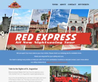 Redtrains.com(Red Trains Tours) Screenshot