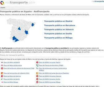 Redtransporte.com(Transporte público en España) Screenshot
