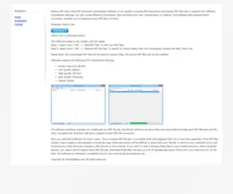 Reducepdfsize.com(Reduce PDF Size) Screenshot