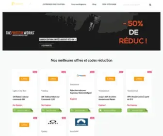 Reductiondiscount.fr(Online Shop Code de coupon et coupon de r) Screenshot