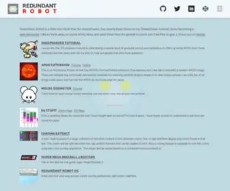 Redundantrobot.com(Redundant Robot) Screenshot