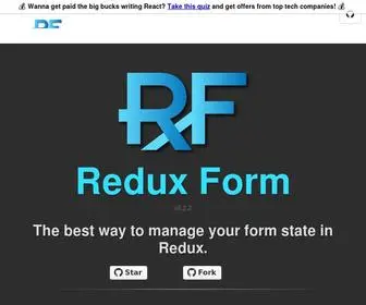 Redux-Form.com(Redux Form) Screenshot
