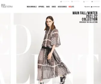 Redvalentino.com(Valentino Online Boutique) Screenshot