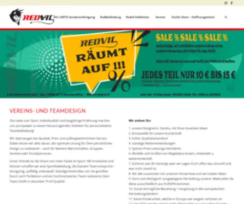 Redvil-Shop.com(Und Teamdesign) Screenshot