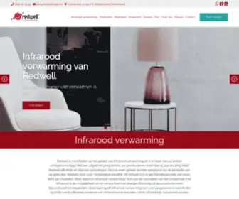 Redwellinfraroodverwarming.nl(Infrarood verwarming) Screenshot