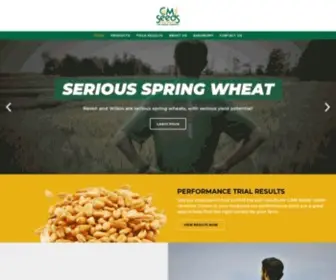 Redwheat.com(C&M Seeds Wheat Team) Screenshot