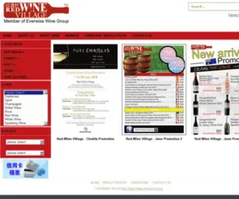 Redwinevillage.com(Red Wine Village) Screenshot