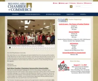 Redwingchamber.com(Red Wing Area Chamber of Commerce) Screenshot