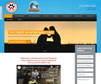 Redwoodanimalhospital.net(Redwood Animal Hospital) Screenshot