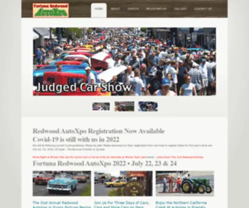 Redwoodautoxpo.com(Fortuna Redwood AutoXpo) Screenshot